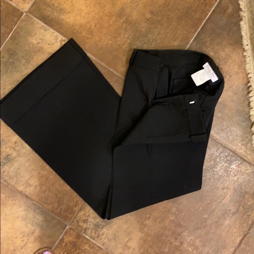 Christian Dior wide leg wool pants size 4